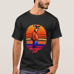 Camiseta Legal Waterbuck Moderno Estilo Urbano Sunset Retro