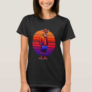 Camiseta Legal Waterbuck Moderno Estilo Urbano Sunset Retro