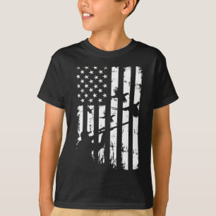 Camiseta Legal Waterfowl American Vintage Usa Flag Pheasant