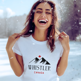 Camiseta Legal Whistler Canada Mountain Maple Leaf