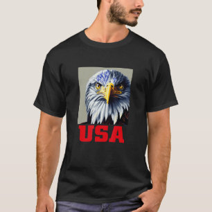 Camiseta Legal Wild USA Eagle Illustration Graphic Designs