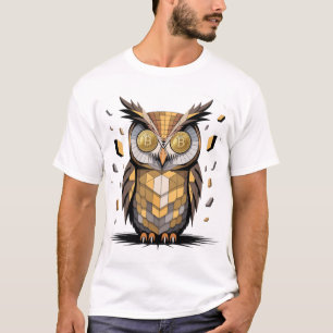 Camiseta Legal Wise Owl com olhos criptografados de Bitmone