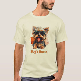 Camiseta Legal Yorkshire terrier com óculos escuros