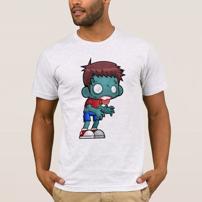 Camiseta Legal Zombie Cara assustadora (Frente)