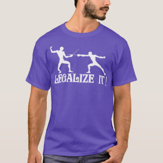 Camiseta Legalizar esgrima