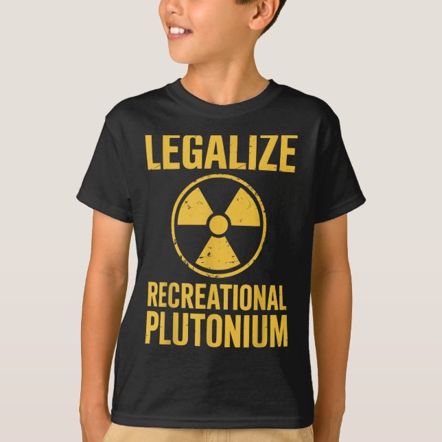 Camiseta Legalizar Plutônio Recreacional (Frente)