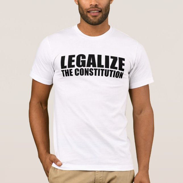 Camiseta Legalize a constituição (Frente)