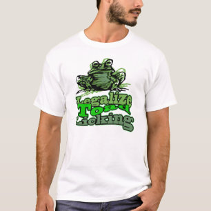 Camiseta Legalize a lambedura do sapo