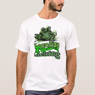 Camiseta Legalize a lambedura do sapo