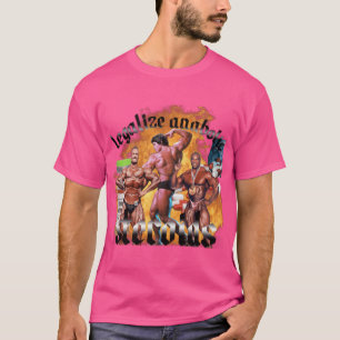 Camiseta LEGALIZE ESTEROIDES ANABÓLICOS garota