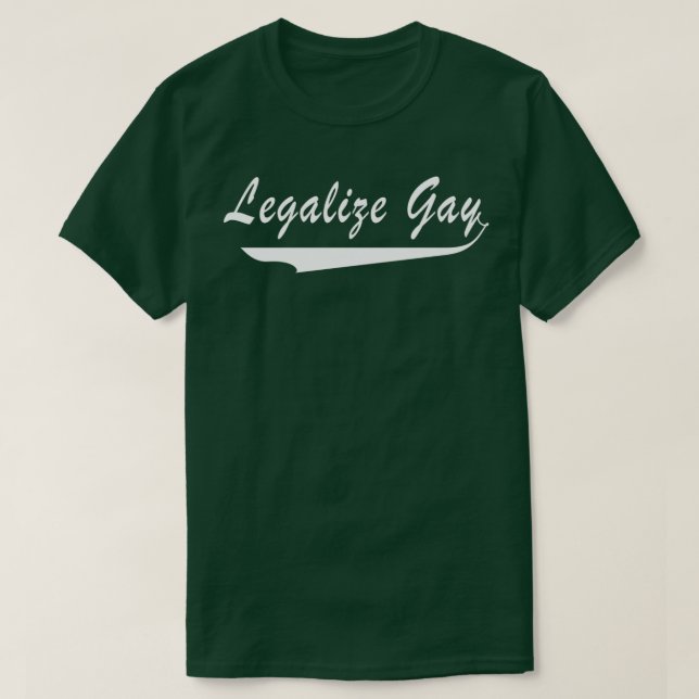 Camiseta Legalize Gay (Frente do Design)