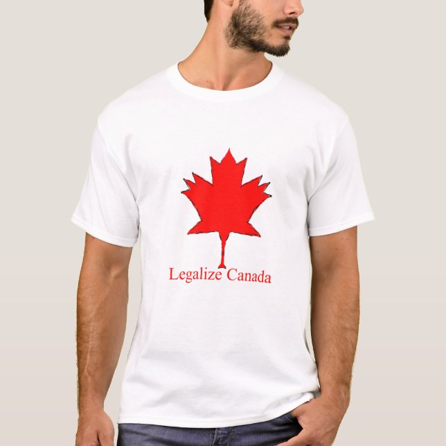 Camiseta Legalize o Canadá (Frente)