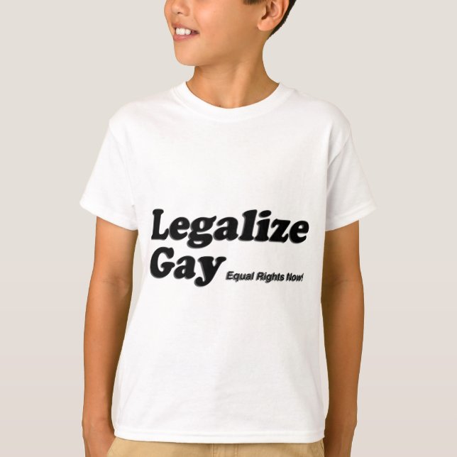 Camiseta Legalize o gay (Frente)