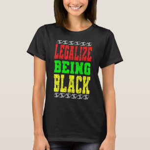 Camiseta Legalize o Mês da História Afro-Americana Negra