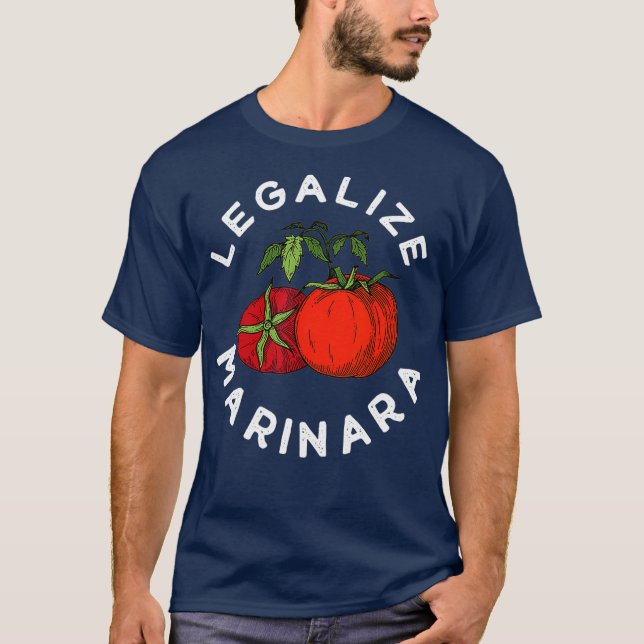 Camiseta Legalize O Nosso Presente De Molho De Tomate Marin (Frente)