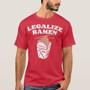 Camiseta Legalize Ramen Noodles Asia Comida Vintage Funny 7