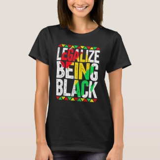 Camiseta Legalize Ser História Negra-Africana Mont