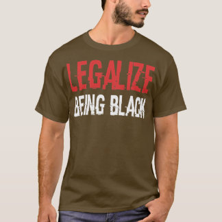 Camiseta Legalize ser negro