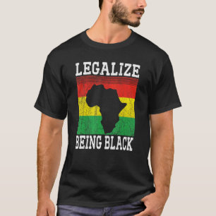 Camiseta Legalize Ser Raízes Africanas Orgulhosas e Orgulho