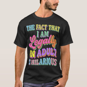 Camiseta Legalmente é hilário Citação engraçada de sarcasmo