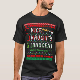 Camiseta Legalmente inocentes até que se prove o contrário