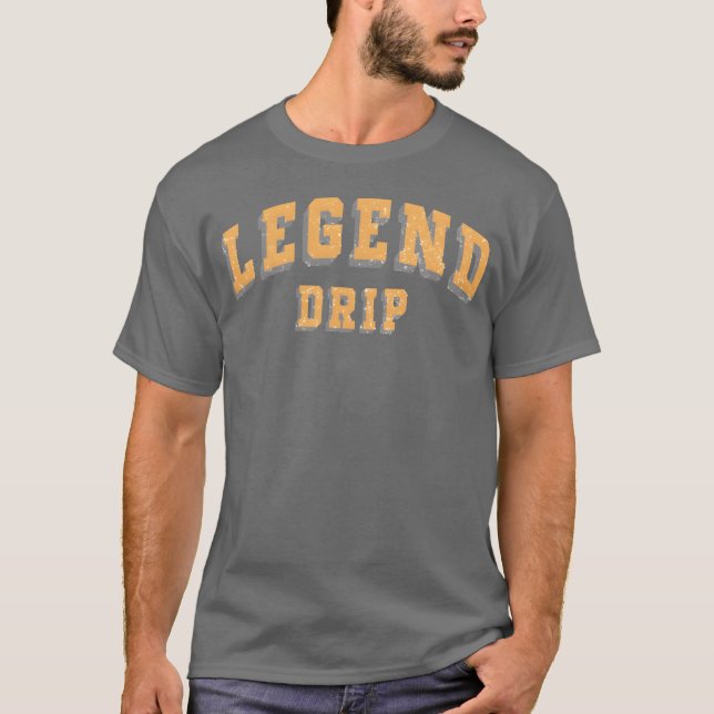 Camiseta Legend Retro Vintageypography Classic Bold Lette f (Frente)