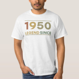 Camiseta Legend Since 1950