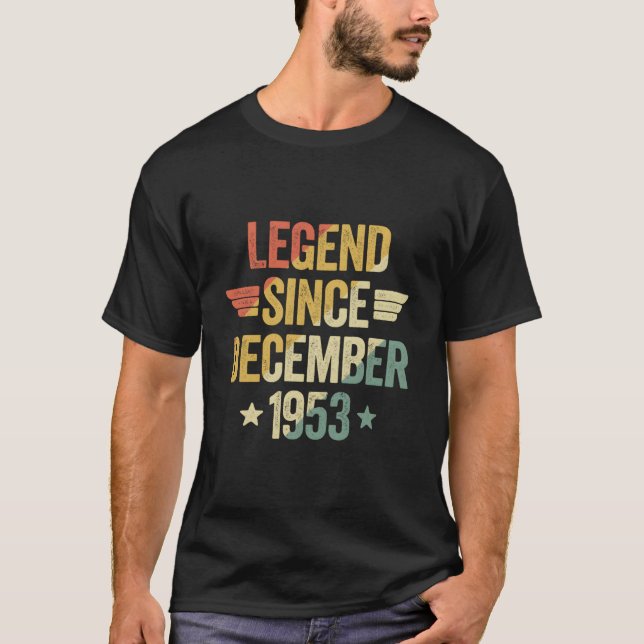 Camiseta Legend Since 1953 December (Frente)