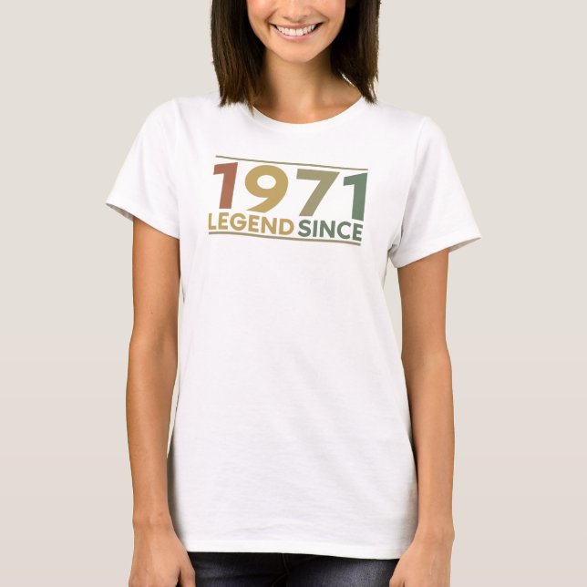 Camiseta Legend Since 1971 (Frente)
