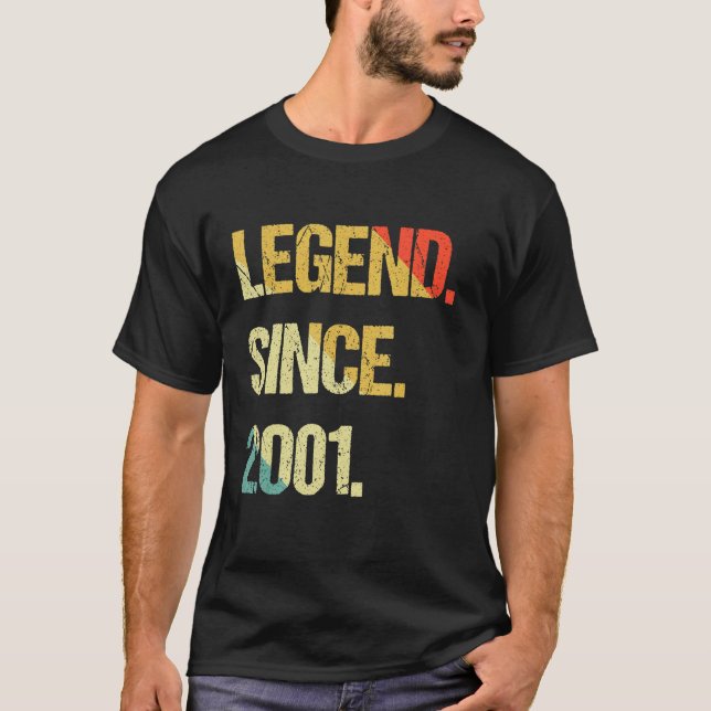 Camiseta Legend Since 2001 (Frente)