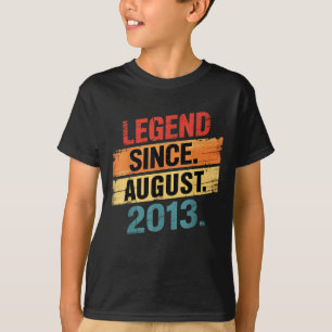 Camiseta Legenda 2013 Presentes de Aniversário de 12 Anos P