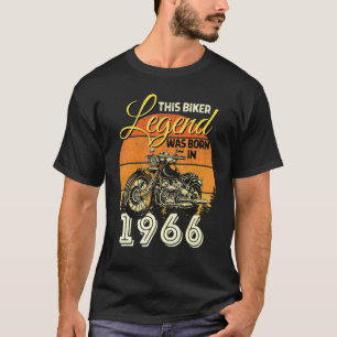 Camiseta Legenda Biker Men A Motocicleta Legend Foi Nascer