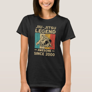 Camiseta Legenda BJJ Jiu-Jitsu, 22 Anos, Incrível Desde 20