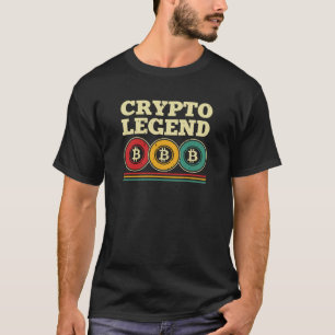 Camiseta Legenda criptográfica de mineração de bitmoney mod
