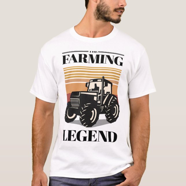 Camiseta Legenda da agricultura clássica (Frente)