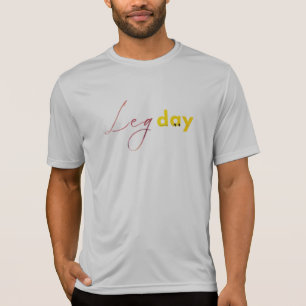 Camiseta Legenda da tipografia em vermelho e amarelo