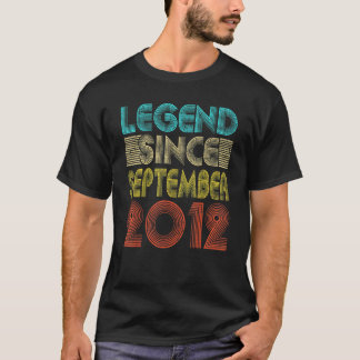 Camiseta Legenda De 10 Anos Desde Setembro De 2012 10º Bi