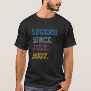 Camiseta Legenda de 16 anos desde julho de 2007 16º anivers