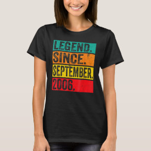 Camiseta Legenda De 16 Anos Desde Setembro De 2006 16º Bir