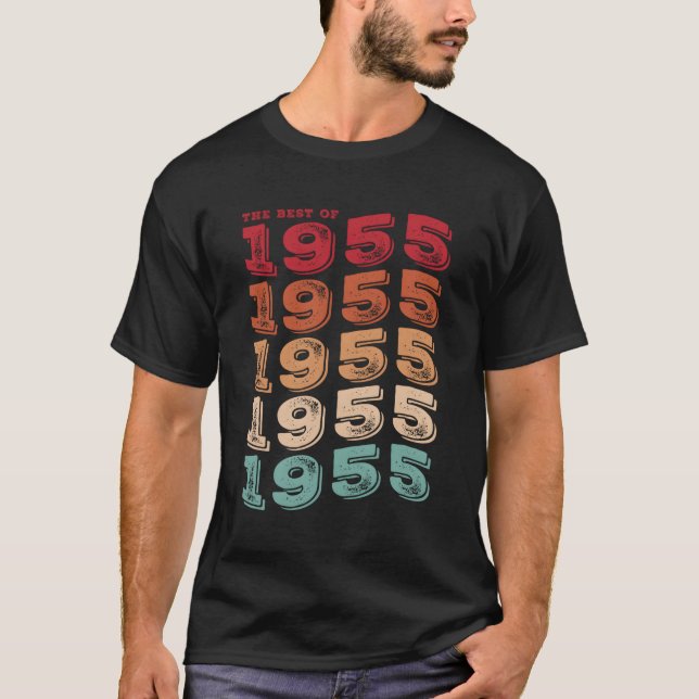 Camiseta Legenda De 1955 Para 68 68º (Frente)