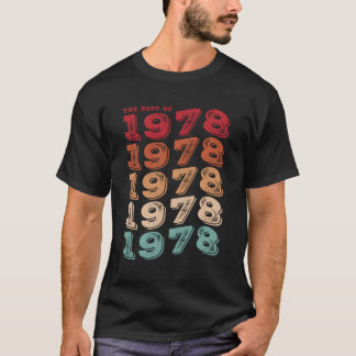 Camiseta Legenda De 1978 Para 45 45º