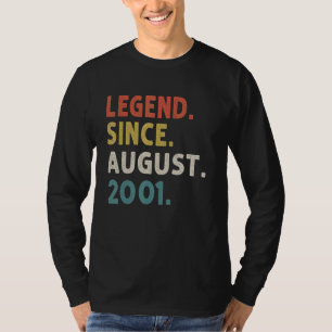 Camiseta Legenda De 21 Anos Desde Agosto De 2001 21ruas Nas