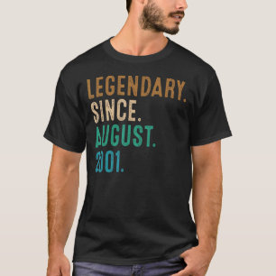 Camiseta Legenda De 21 Anos Desde Agosto De 2001 21ruas Nas