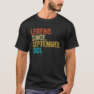 Camiseta Legenda De 21 Anos Desde Setembro De 2001 21rua Bi