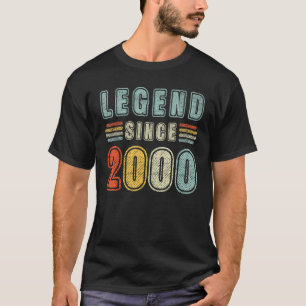 Camiseta Legenda De 22 Anos Desde 2000 22º Aniversário