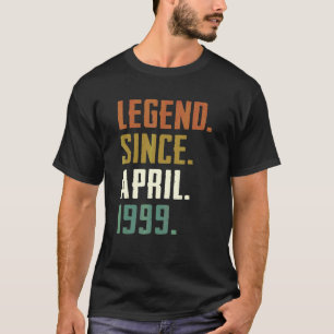 Camiseta Legenda De 23 Anos Desde Abril De 1999 23º Anivers