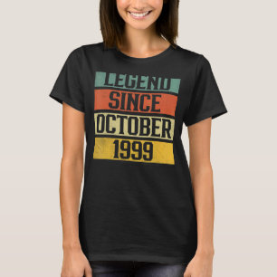 Camiseta Legenda De 23 Anos Desde Outubro De 1999 23º Nasci