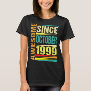 Camiseta Legenda De 23 Anos Desde Outubro De 1999 23º Nasci
