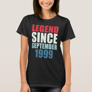 Camiseta Legenda De 23 Anos Desde Setembro De 1999 23º Bir