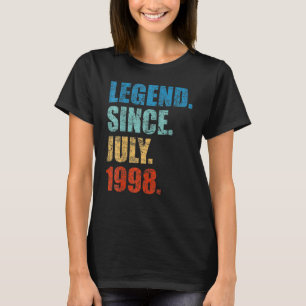 Camiseta Legenda de 26 anos desde julho de 1998 26.o aniver